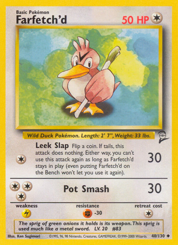 Check the actual price of your Farfetch'd 25/39 Pokemon card